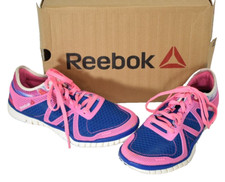 Women's Reebok ZQuick TR Lux Blue/Pink Lightweight Running Shoes 5