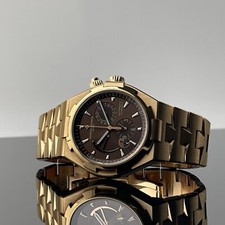 Vacheron Constantin Overseas Dual Time Rose Gold Chocolate Brown 47450 5