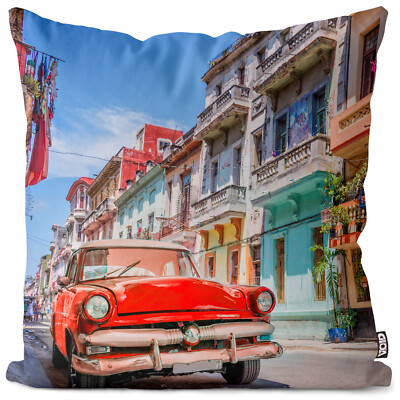 VOID Kissenbezug Havana Vintage Car Oldtimer Cuba Kuba Karibik Werkstatt