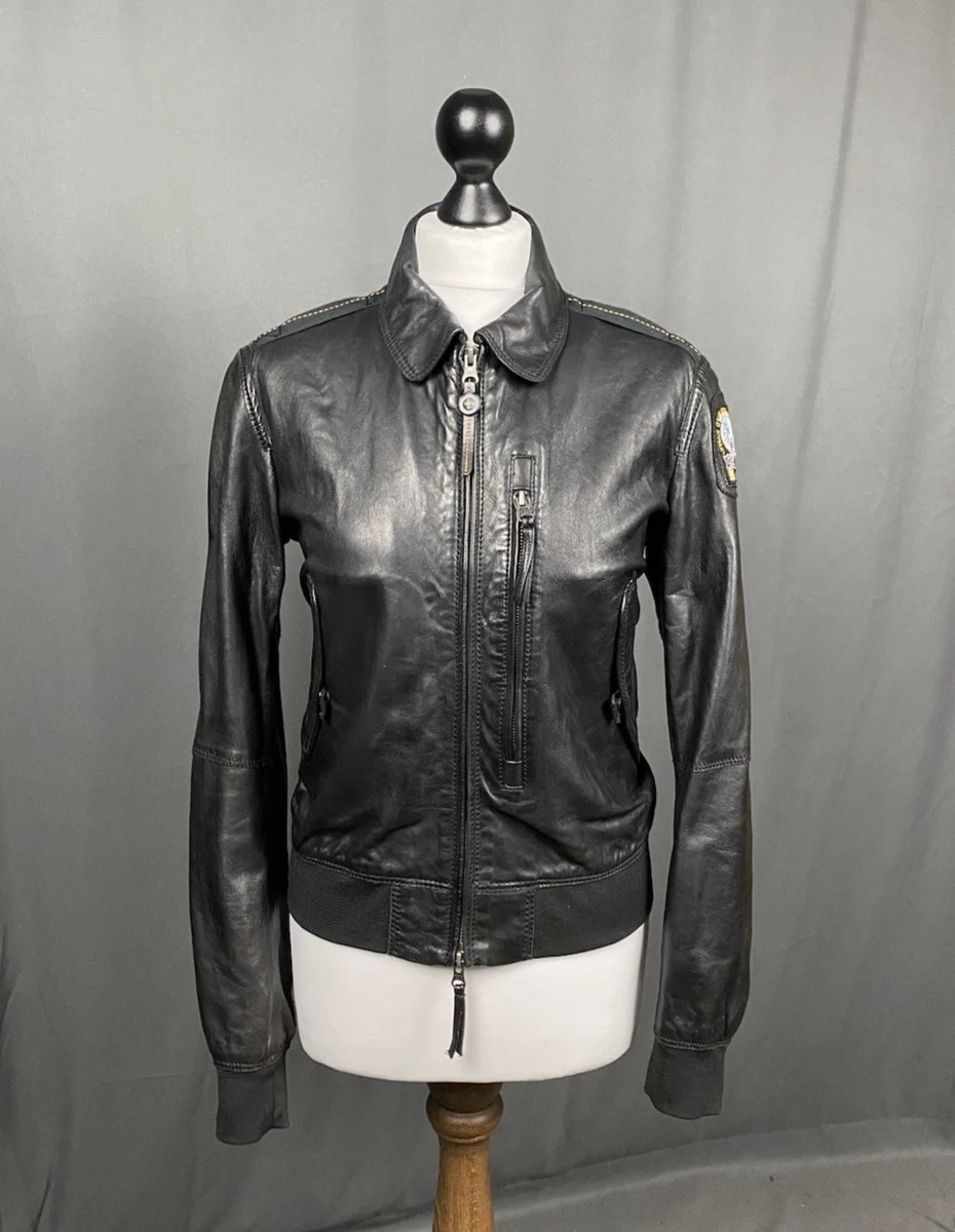 【未使用】PARAJUMPERS ディストレストレザー ジャケット 革ジャン Parajumpers Leather Outer Shell Coats, Jackets & Vests for Women