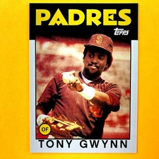 Tony Gwynn 2010 Topps Cards Your Mom Threw Out 1986 Design Insert Card #35