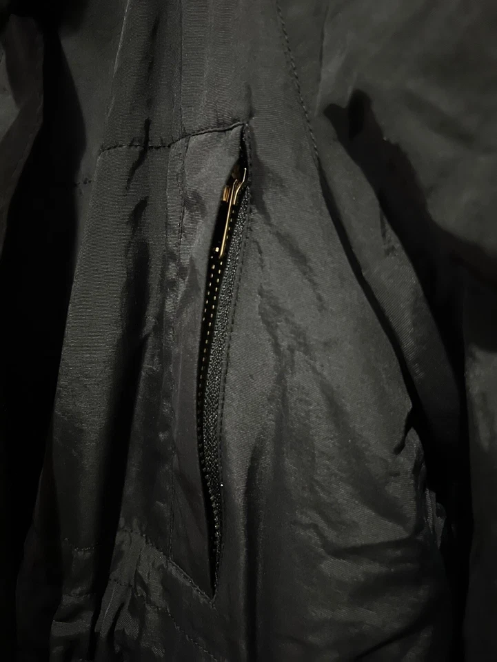 Chaqueta negra desmontable RED VALENTINO DRA4990B-VT0098R Tie Ribbon para mujer talla 46 Foto 3 de 4