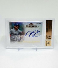 Dustin Pedroia 2013 Topps Tribute Autographs #DP BGS 9.5 Gem Mint Auto 10 58/99