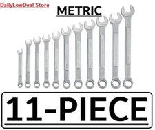 11 PIECE - CRAFTSMAN 12-point METRIC Combination Wrench Set - NEW