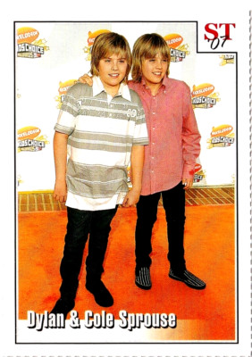 Dylan & Cole Sprouse - 2007 Spotlight Tribute 4-Star Trivia CARD #71 | eBay