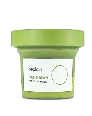 BEPLAIN Mung Bean Pore Clay Mask 120mL + 12mL * 4ea SET K-Beauty