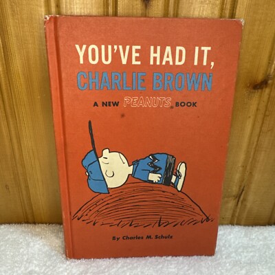 Peanuts You've Had It Charlie Brown Hardcover 1st Ed VTG 1969