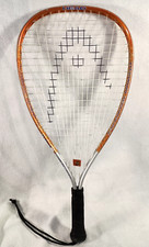 Head TI Flash XL Racquetball Racquet Size 3-5/8 Titanium Excellent orange