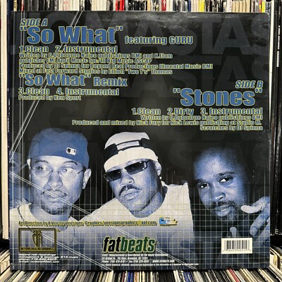 JIGMASTAS - SO WHAT / REMIX / STONES (12