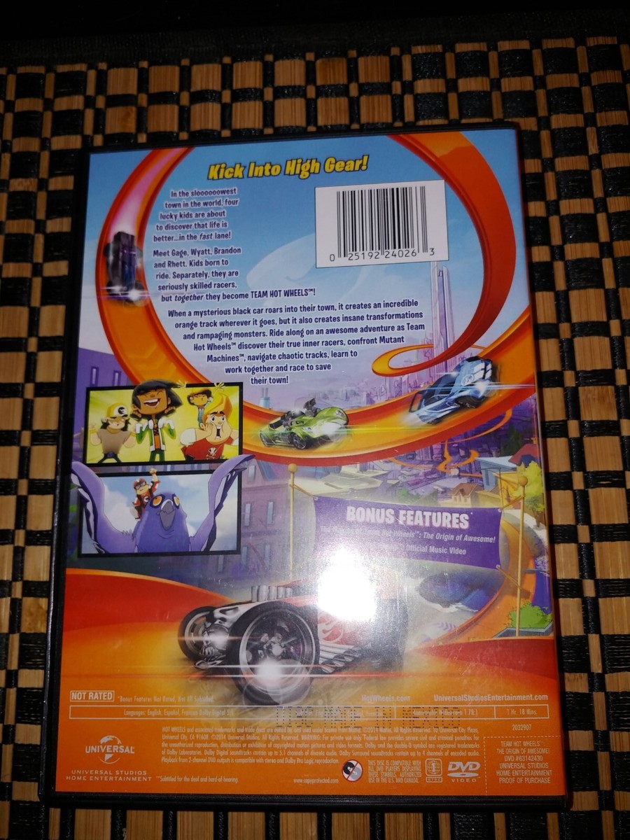 Team Hot Wheels: The Origin of Awesome! - DVD - VERY GOOD