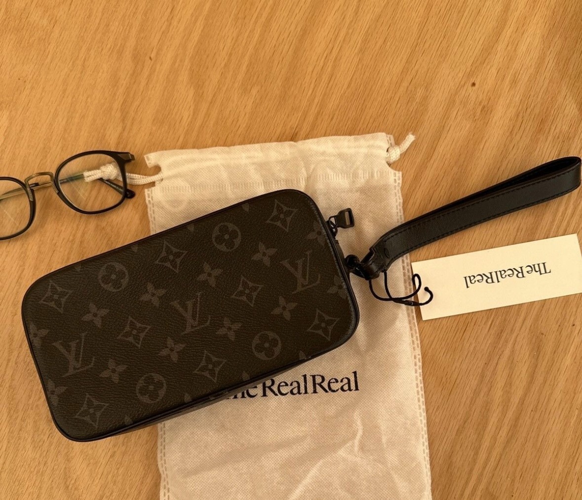 Louis Vuitton Monogram Eclipse Volga Pochette Clu… - image 4