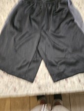 AND 1 One Shorts Men's Medium/ Black W/ Gray, Red Detailing/Pockets/ Drawstring