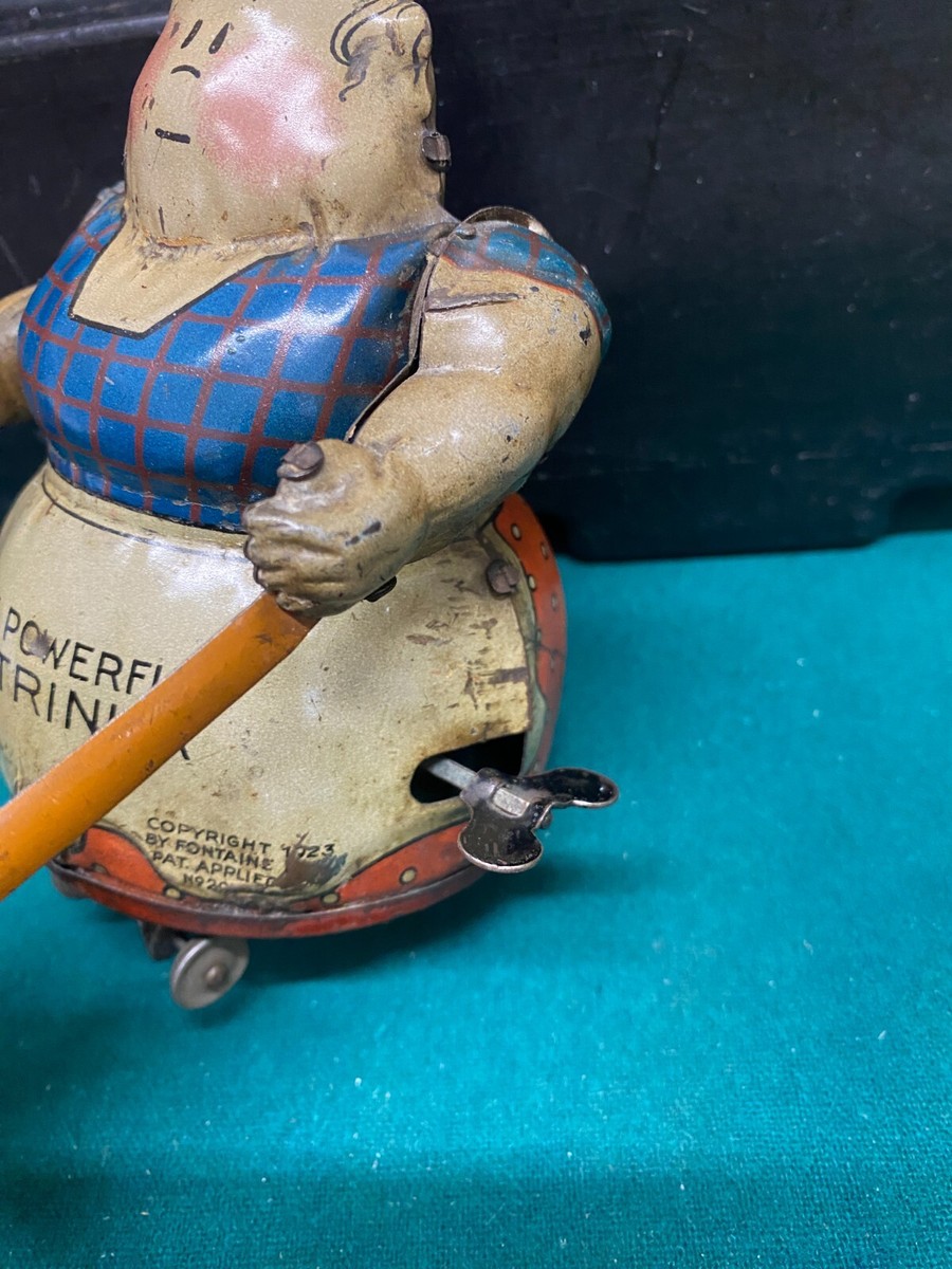 Very Rare 1923 Toonerville Trolley Powerful Katrinka Wind-Up Toy