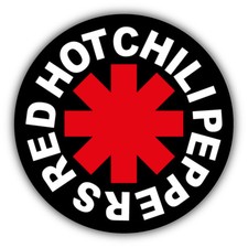Red Hot Chili Peppers RHCP Logo Car Bumper Sticker Decal - 3'' or 5''
