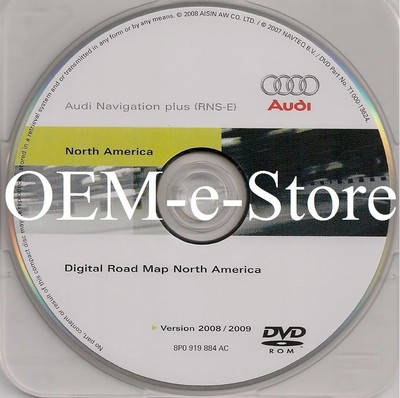 2005 2006 2007 2008 2009 2010 Audi A3 & A3 Quattro Navigation DVD