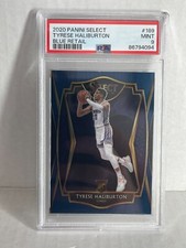 2020 Panini Select 189 Tyrese Haliburton Blue  Rookie PSA 9