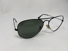 RAY BAN RB 3025 W3361 BLACK 58/14 58mm AVIATOR SUNGLASSES 7177