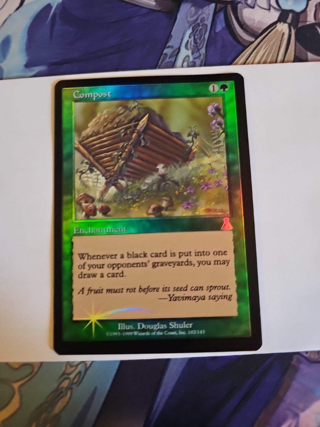 Magic The Gathering MTG COMPOST FOIL Urza's Destiny LP Lightly Played