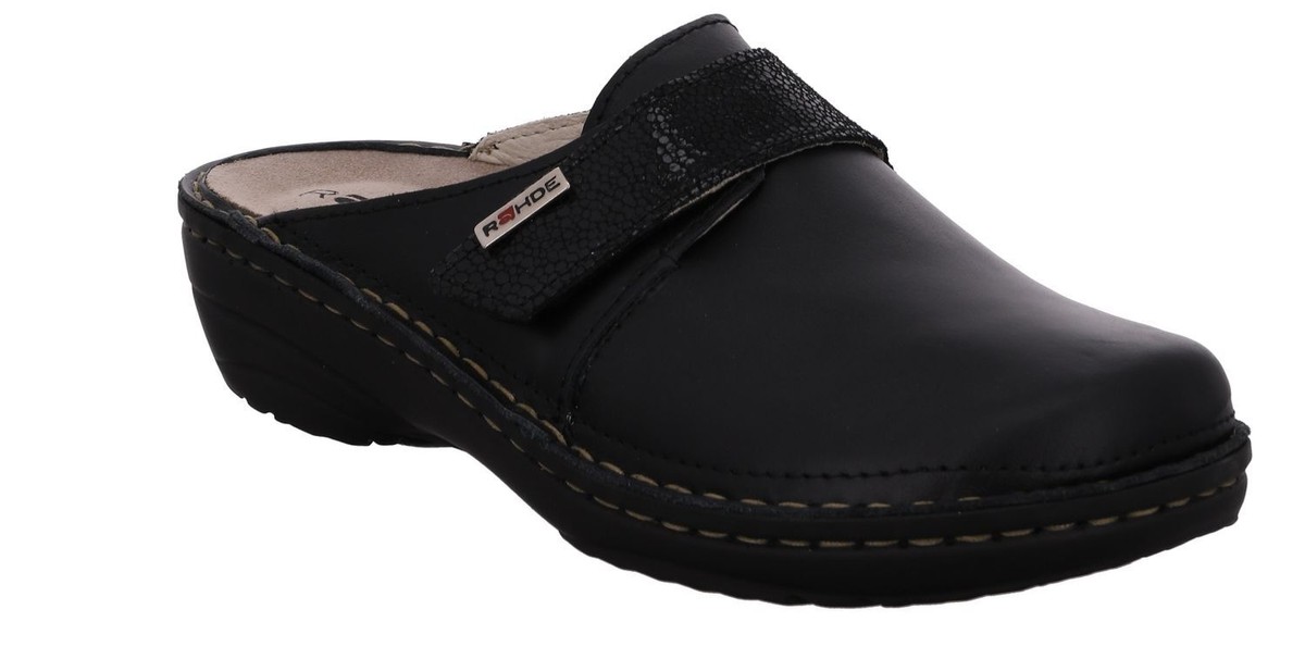 Rohde Cremona Damen Clogs Pantolette 6175 Wechselfußbett Hausschuhe
