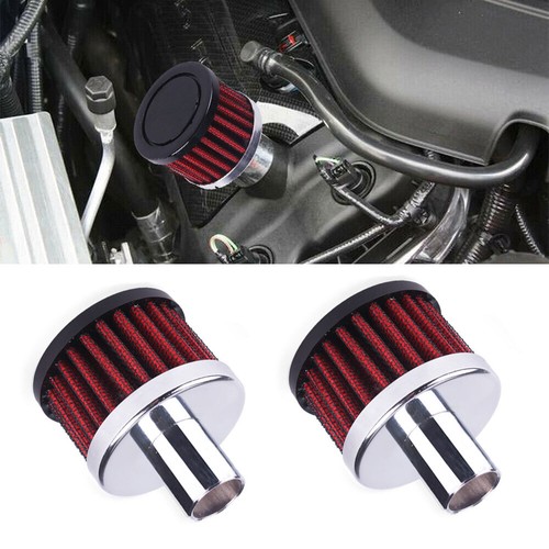 2x Car Cold Air Intake Filter Tool Kit Red Auto Interior Accessories Universal