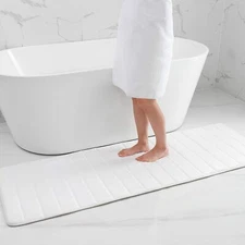 Memory Foam Soft Bath Mats Non Slip Absorbent  Rugs Rubber for Bathroom