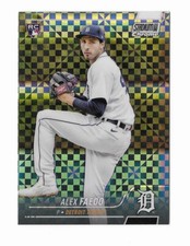 2022 Topps Stadium Club Chrome Alex Faedo RC Rookie X-Fractor Tigers #396