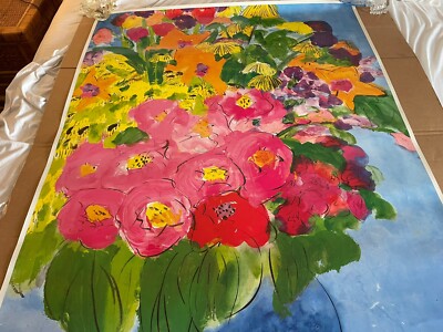 Walasse Ting 『le voleur de fleurs』 Wallasse Ting - the flower