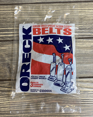 oreck replacement belts
