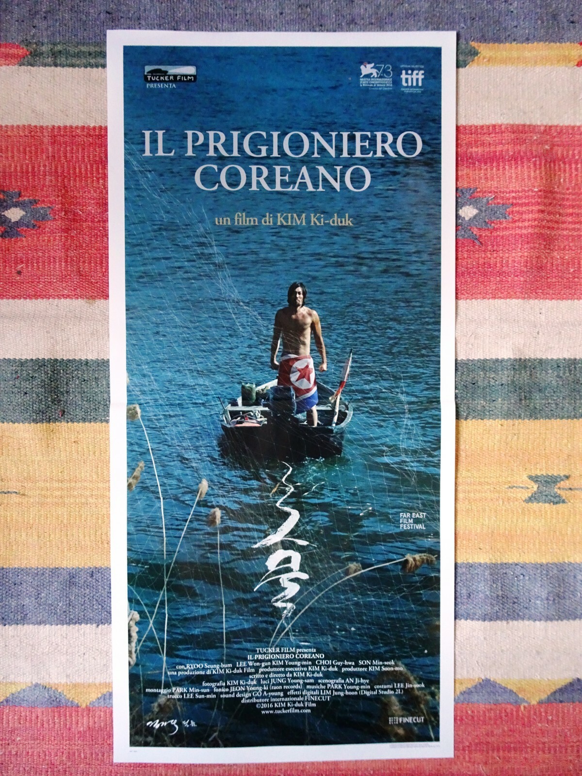 Locandina originale film Il prigioniero coreano (2016) - Regia di Kim Ki-duk