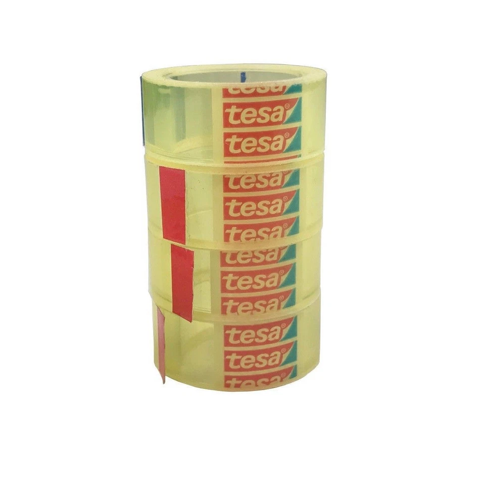 4 x Tesa Tesafilm® transparent Nr. 57370, 15 mm x 10 m