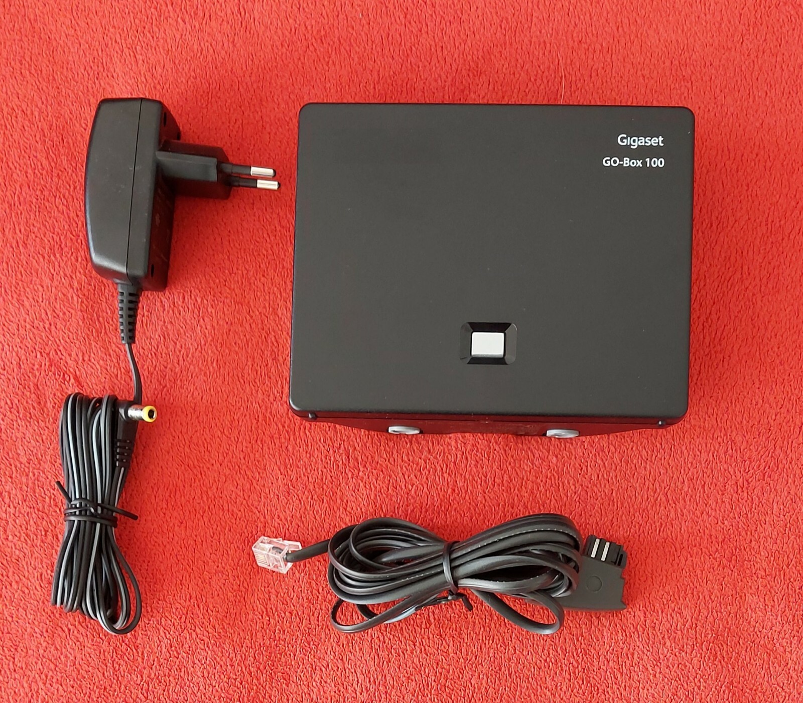 Gigaset Go Box 100 An Fritzbox Anschließen GIGASET GO-Box 100 mit Kabeln Analog/VoIP zur kabellosen Verbindung mit