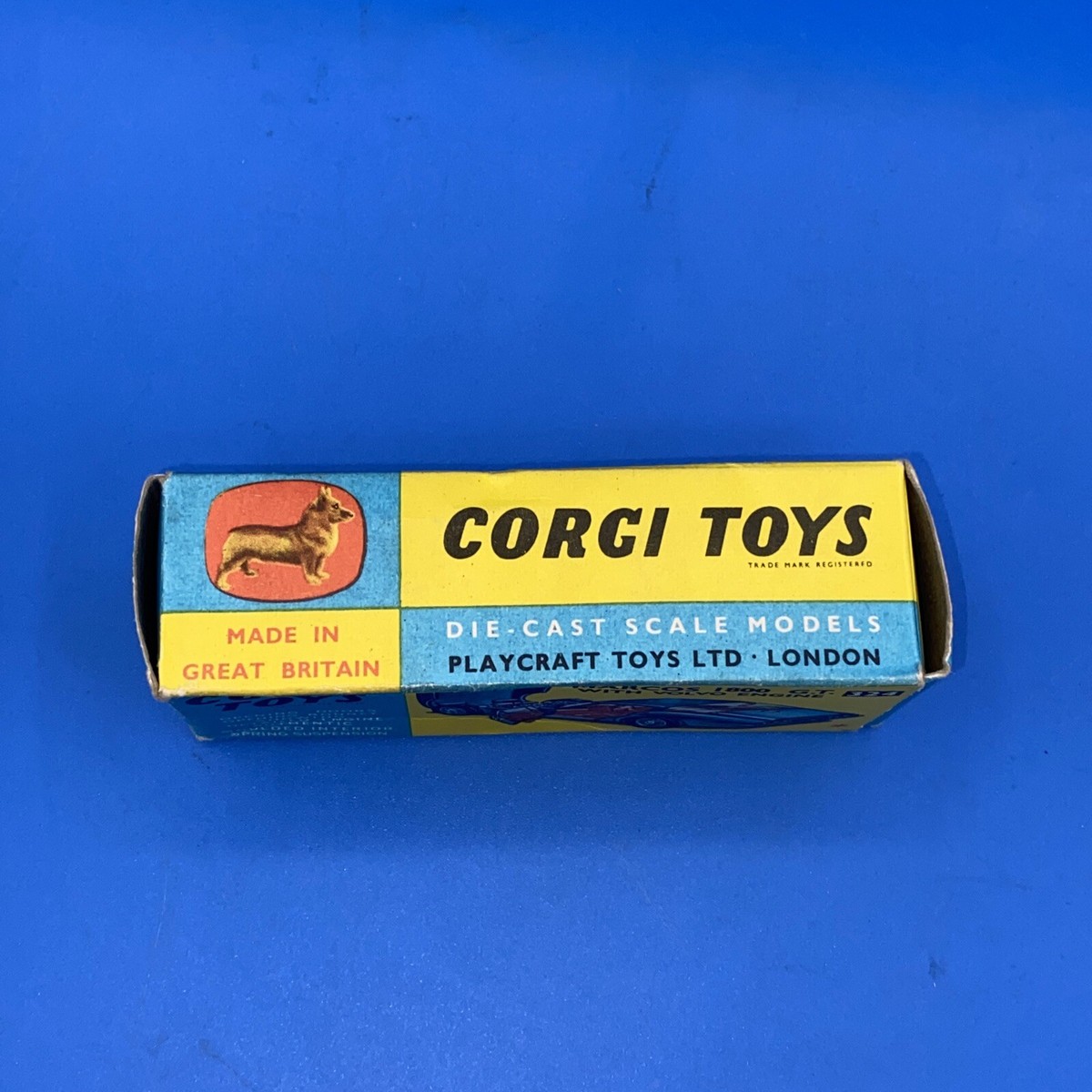 Miniature Corgi Toys Marcos 1800 GT N°7 Blanche - Échelle 1/43 - Ref 324 GT