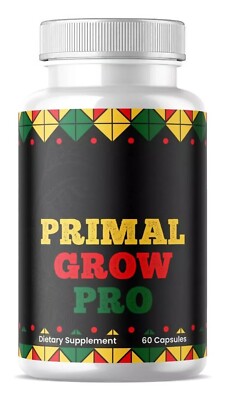 Primal Grow Pro Pills for men ED Supplement for men BigD Fast Ship 60capsules