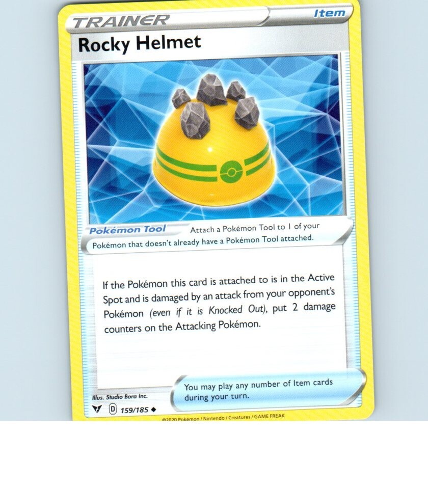 2020 Rocky Helmet 159/185 Pokemon Card