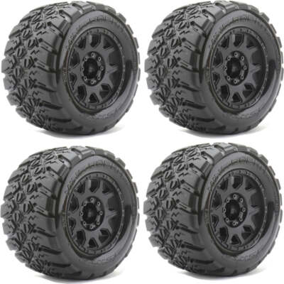 Powerhobby 1/8 MT 3.8 King cobra Belted Mounted Tires (4) FOR Traxxas Sledge