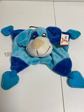 Zanies Puppy Snuggler Soft Cuddly Squeak Toy Teething Blanket