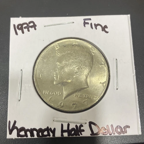 1977 Kennedy Half Dollar Fine Condition Coin