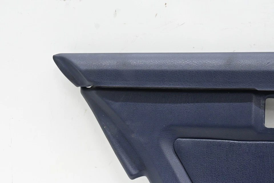 ⭐ 89-95 Bmw E34 Serie 5 Trasero Izquierdo Interior Puerta Panel Cubierta Vinilo Azul Oe Foto 2 de 4