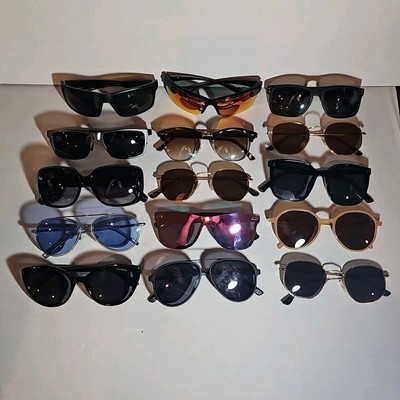 Lot of 15 - Assorted Brands Models Sizes Styles Sunglasses and Optical Frames