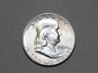 1954-S 50C Franklin Silver Half Dollar Gem Bu