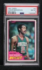 1981-82 Topps Junior Bridgeman #97 PSA 8 16n4