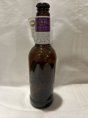2018 Goose Island Bourbon County Barrel Aged Bramble Rye Stout Empty Bottle