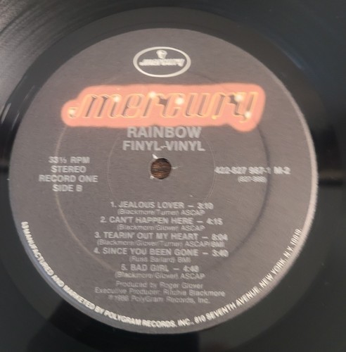 Rainbow - Finyl Vinyl / 2xLP / Vinyl Record / 1986 / Mercury / US / EX / EX - Picture 7 of 19