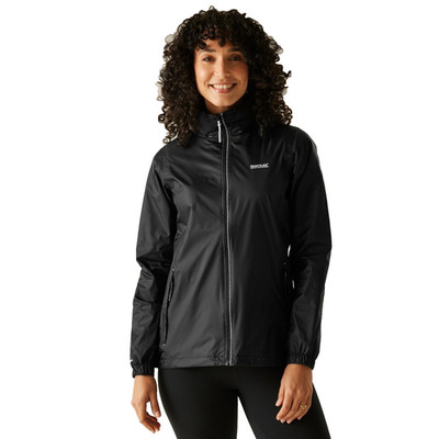 Regatta Corinne IV Womens Waterproof Packable Jacket UK 12-14 Black RRP £70