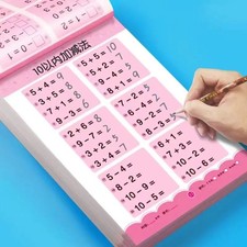 80 Pages Kids Math Workbook Addition Subtraction Learning Book Ages 2-5