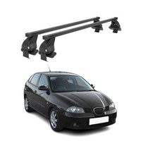 Menabo DachträGer GrundtäGer FüR Seat Ibiza Mk3 2002-2008 50Kg Stahl Schwarz 2X