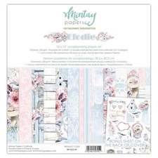 Mintay Papers - Elodie 12x12 Paper Set + Bonus Sheet Scrapbook Journal