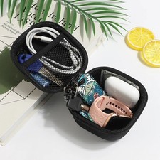 Portable Mini Hard Shell Gadget Storage Case Earphone Charger Cable USB Organize