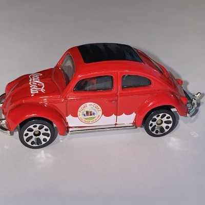 Matchbox:  62 VW Bug  Coca Cola Volkswagen Beetle 1998 Float With coke Diecast C
