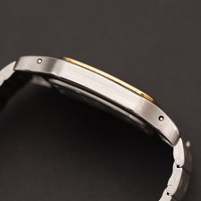 Santos de Cartier Galbée Gray Dial 29mm Gold & Stainless Steel Watch 1566 4